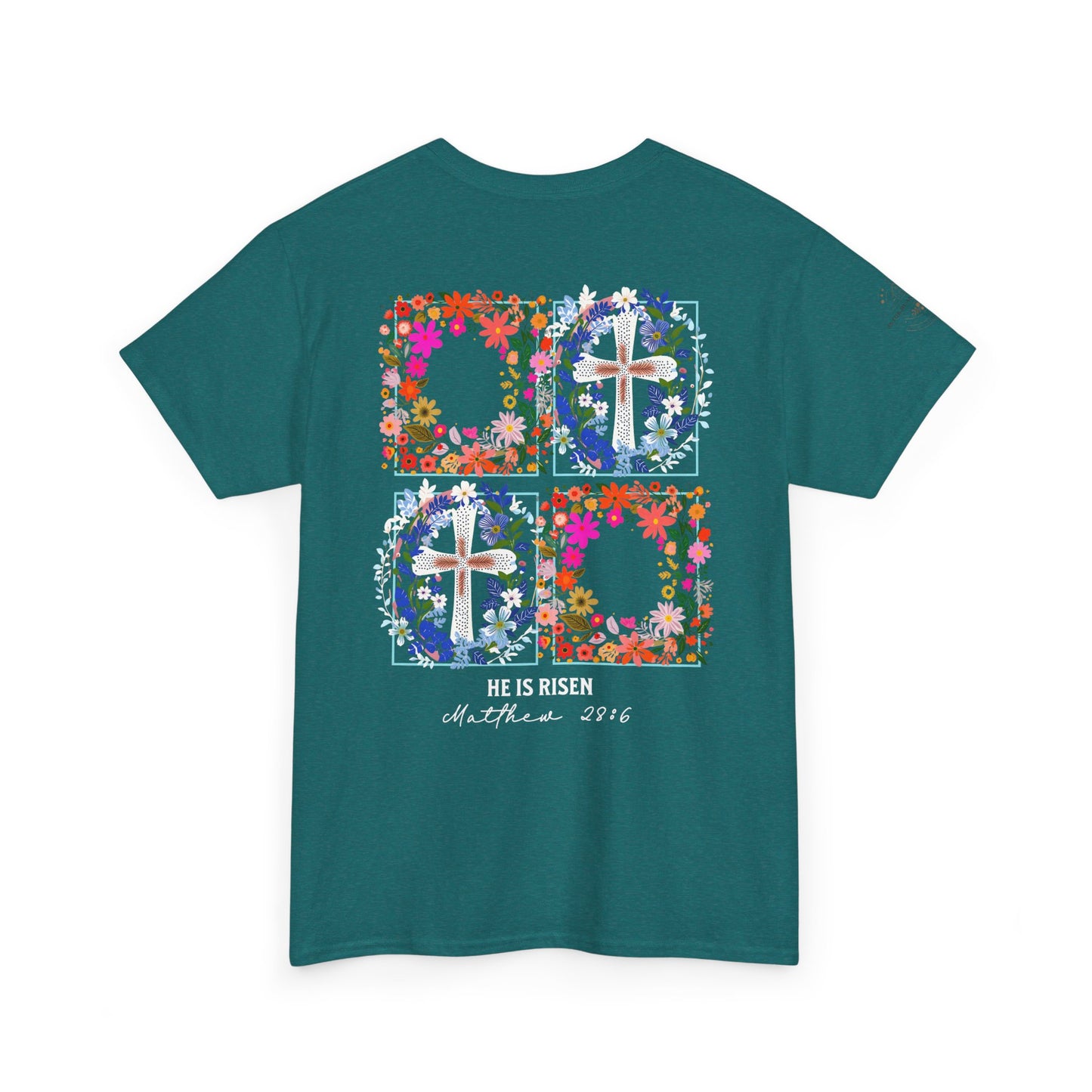 Matt 28:6 Unisex Heavy Cotton Tee - Perfect for Resurrection Sunday