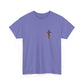 Inspirational Floral Unisex Heavy Cotton Tee - "It Is Finished"