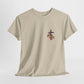 Inspirational Floral Unisex Heavy Cotton Tee - "It Is Finished"