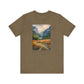 "Fear No Evil" Christian Tee | Psalm 23:4 Inspirational Shirt | Faith-Based Landscape Graphic Tee