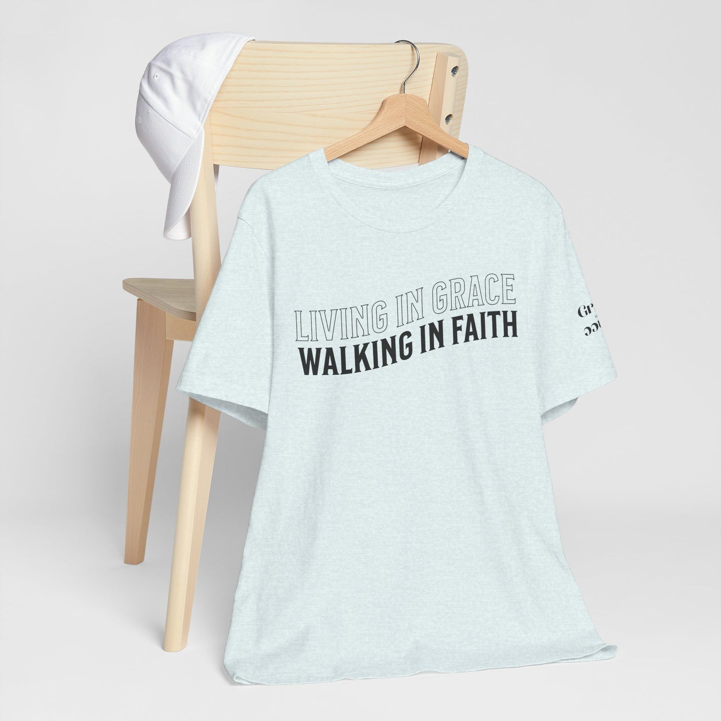 Living in Grace, Walking in Faith T-Shirt