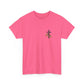 Inspirational Floral Unisex Heavy Cotton Tee - "It Is Finished"