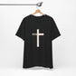 "Tetelestai" Distressed Cross Tee – Faith Worn Boldly
