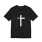 "Tetelestai" Distressed Cross Tee – Faith Worn Boldly