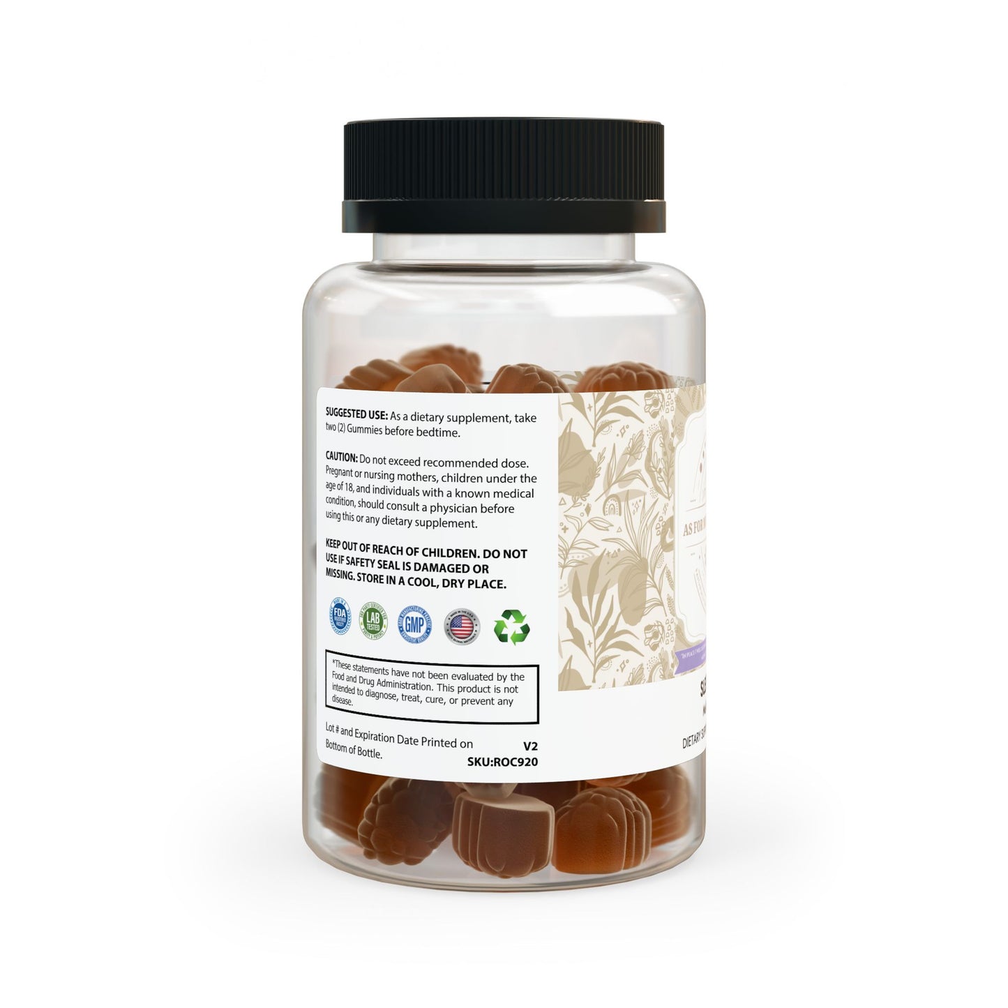 Sleep Well Gummies: Restful, Restorative, & Revitalizing (60 Gummies)