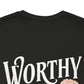 Worthy is the Lamb Floral Unisex Tee - Inspirational Short Sleeve Shirt