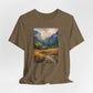 "Fear No Evil" Christian Tee | Psalm 23:4 Inspirational Shirt | Faith-Based Landscape Graphic Tee