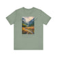 "Fear No Evil" Christian Tee | Psalm 23:4 Inspirational Shirt | Faith-Based Landscape Graphic Tee