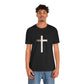 "Tetelestai" Distressed Cross Tee – Faith Worn Boldly