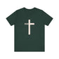 "Tetelestai" Distressed Cross Tee – Faith Worn Boldly