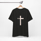 "Tetelestai" Distressed Cross Tee – Faith Worn Boldly