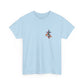 Inspirational Floral Unisex Heavy Cotton Tee - "It Is Finished"