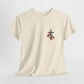 Inspirational Floral Unisex Heavy Cotton Tee - "It Is Finished"