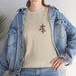 Inspirational Floral Unisex Heavy Cotton Tee - "It Is Finished"