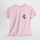 Inspirational Floral Unisex Heavy Cotton Tee - "It Is Finished"