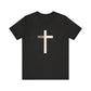 "Tetelestai" Distressed Cross Tee – Faith Worn Boldly