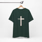 "Tetelestai" Distressed Cross Tee – Faith Worn Boldly
