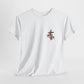 Inspirational Floral Unisex Heavy Cotton Tee - "It Is Finished"