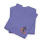 Inspirational Floral Unisex Heavy Cotton Tee - "It Is Finished"