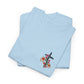 Inspirational Floral Unisex Heavy Cotton Tee - "It Is Finished"