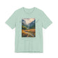 "Fear No Evil" Christian Tee | Psalm 23:4 Inspirational Shirt | Faith-Based Landscape Graphic Tee