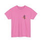 Inspirational Floral Unisex Heavy Cotton Tee - "It Is Finished"