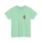 Inspirational Floral Unisex Heavy Cotton Tee - "It Is Finished"