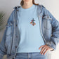 Inspirational Floral Unisex Heavy Cotton Tee - "It Is Finished"
