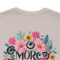 Floral Message Unisex Tee – "More Than You Can Ask or Imagine"