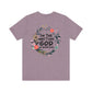 Floral Inspirational Tee - 'In The Waiting God is Working'