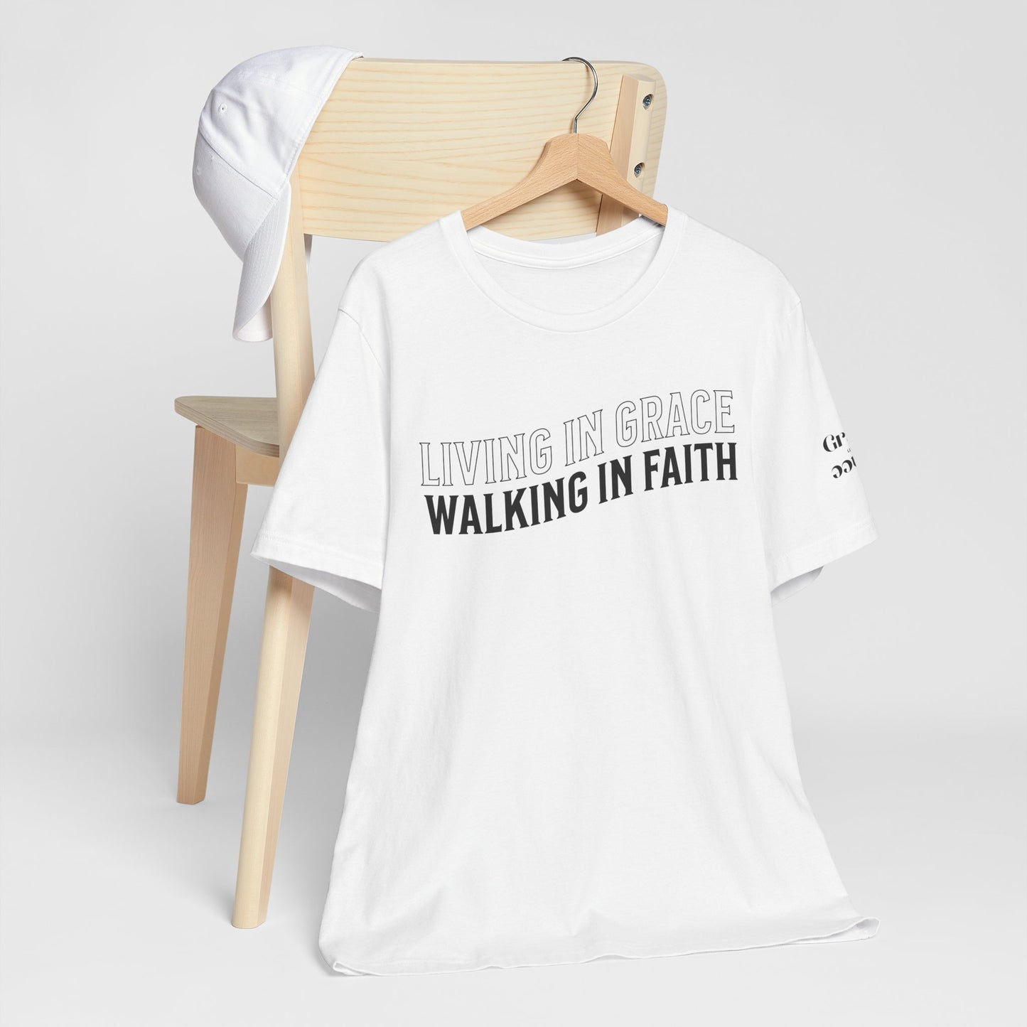 Living in Grace, Walking in Faith T-Shirt