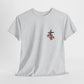 Inspirational Floral Unisex Heavy Cotton Tee - "It Is Finished"