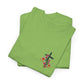 Inspirational Floral Unisex Heavy Cotton Tee - "It Is Finished"
