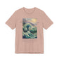 Ocean Wave Inspirational Unisex Jersey Tee - Deep Calls Unto Deep