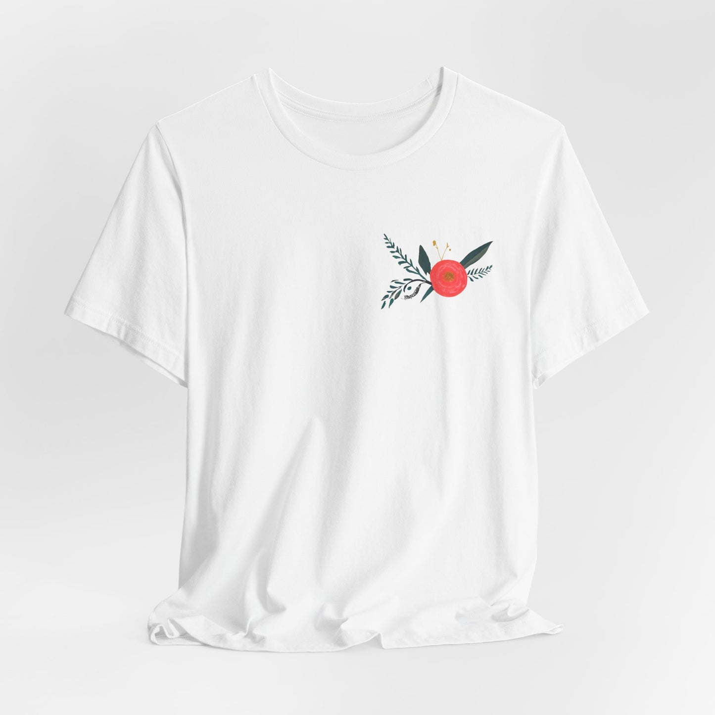 Floral Inspirational Tee - 'In The Waiting God is Working'