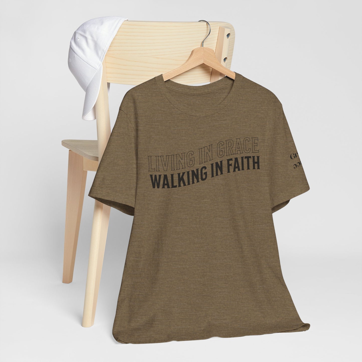 Living in Grace, Walking in Faith T-Shirt