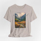 "Fear No Evil" Christian Tee | Psalm 23:4 Inspirational Shirt | Faith-Based Landscape Graphic Tee