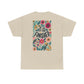 Inspirational Floral Unisex Heavy Cotton Tee - "It Is Finished"