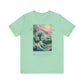 Ocean Wave Inspirational Unisex Jersey Tee - Deep Calls Unto Deep