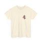 Inspirational Floral Unisex Heavy Cotton Tee - "It Is Finished"