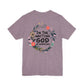 Floral Inspirational Tee - 'In The Waiting God is Working'