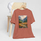 "Fear No Evil" Christian Tee | Psalm 23:4 Inspirational Shirt | Faith-Based Landscape Graphic Tee