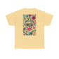 Inspirational Floral Unisex Heavy Cotton Tee - "It Is Finished"