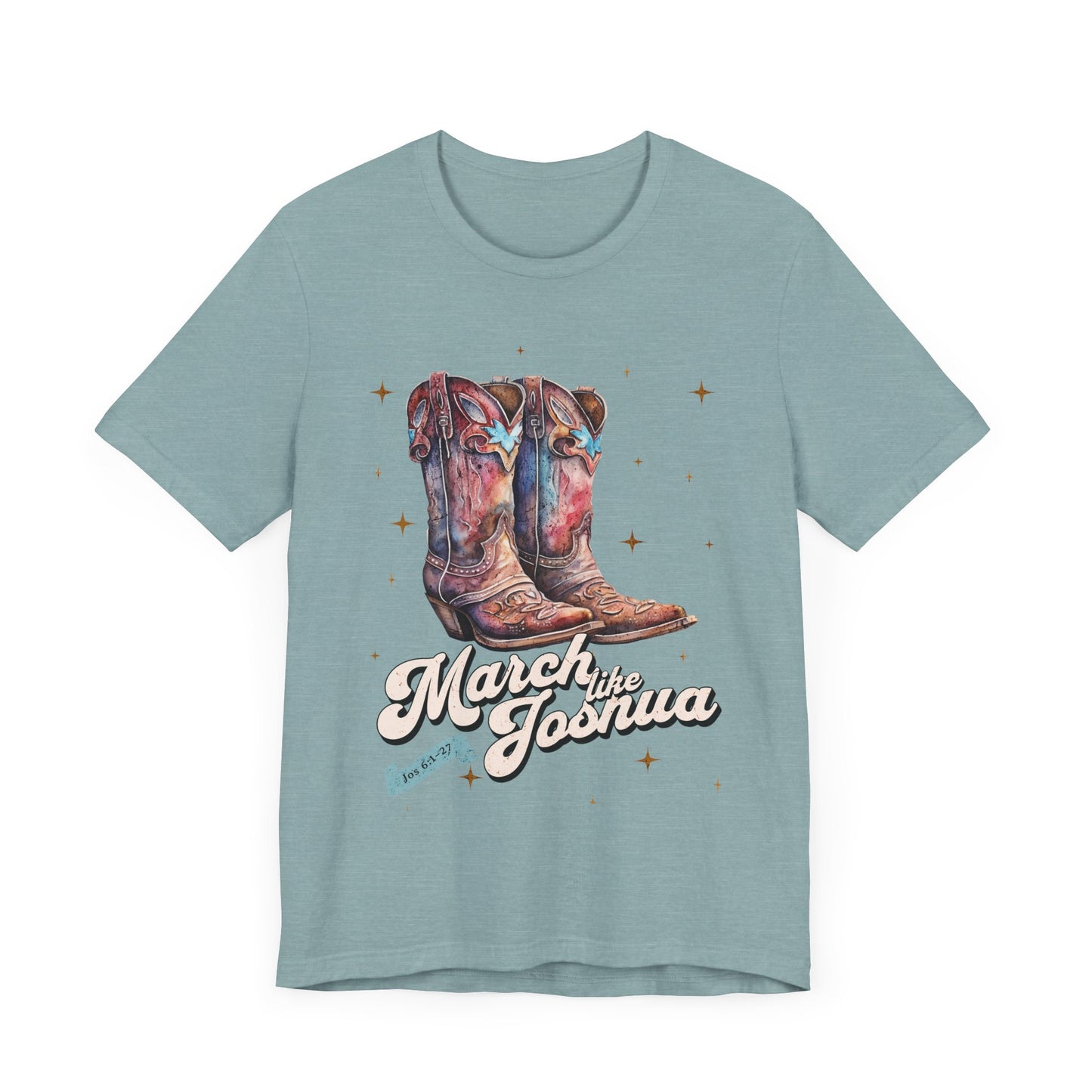 March Like Joshua Tee: Step Boldly in Faith