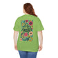 Inspirational Floral Unisex Heavy Cotton Tee - "It Is Finished"
