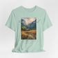 "Fear No Evil" Christian Tee | Psalm 23:4 Inspirational Shirt | Faith-Based Landscape Graphic Tee