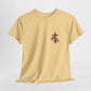 Inspirational Floral Unisex Heavy Cotton Tee - "It Is Finished"