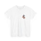 Inspirational Floral Unisex Heavy Cotton Tee - "It Is Finished"