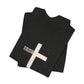 "Tetelestai" Distressed Cross Tee – Faith Worn Boldly