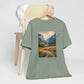 "Fear No Evil" Christian Tee | Psalm 23:4 Inspirational Shirt | Faith-Based Landscape Graphic Tee